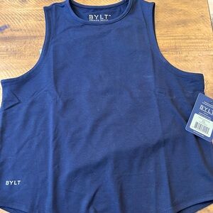 New w/tags BYLT Basics women’s tank top Sz M